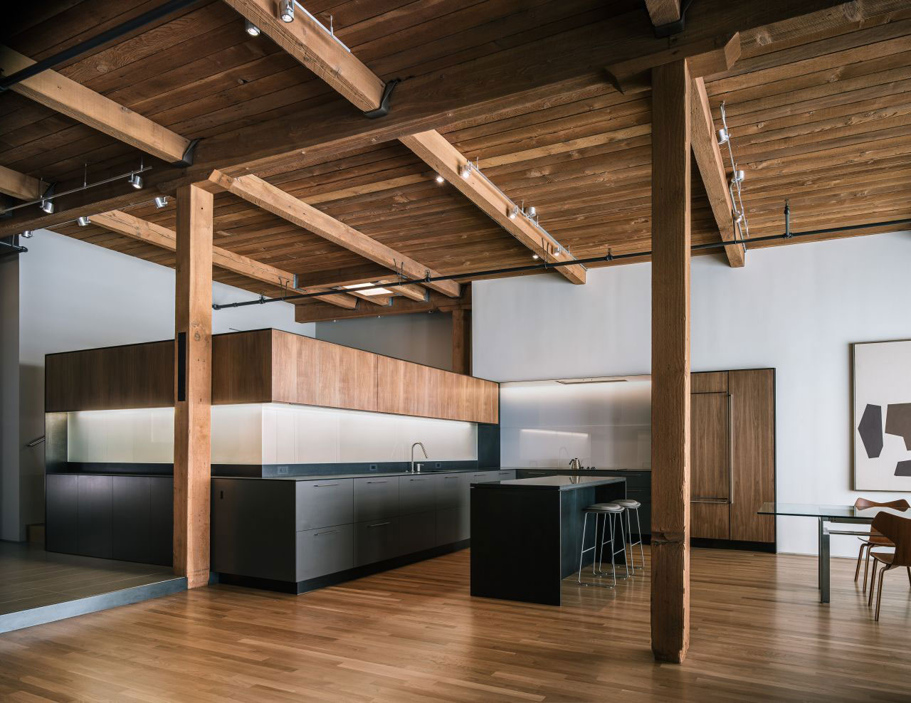 Loft apartment design: bedroom elagant loft apartment decorating ...