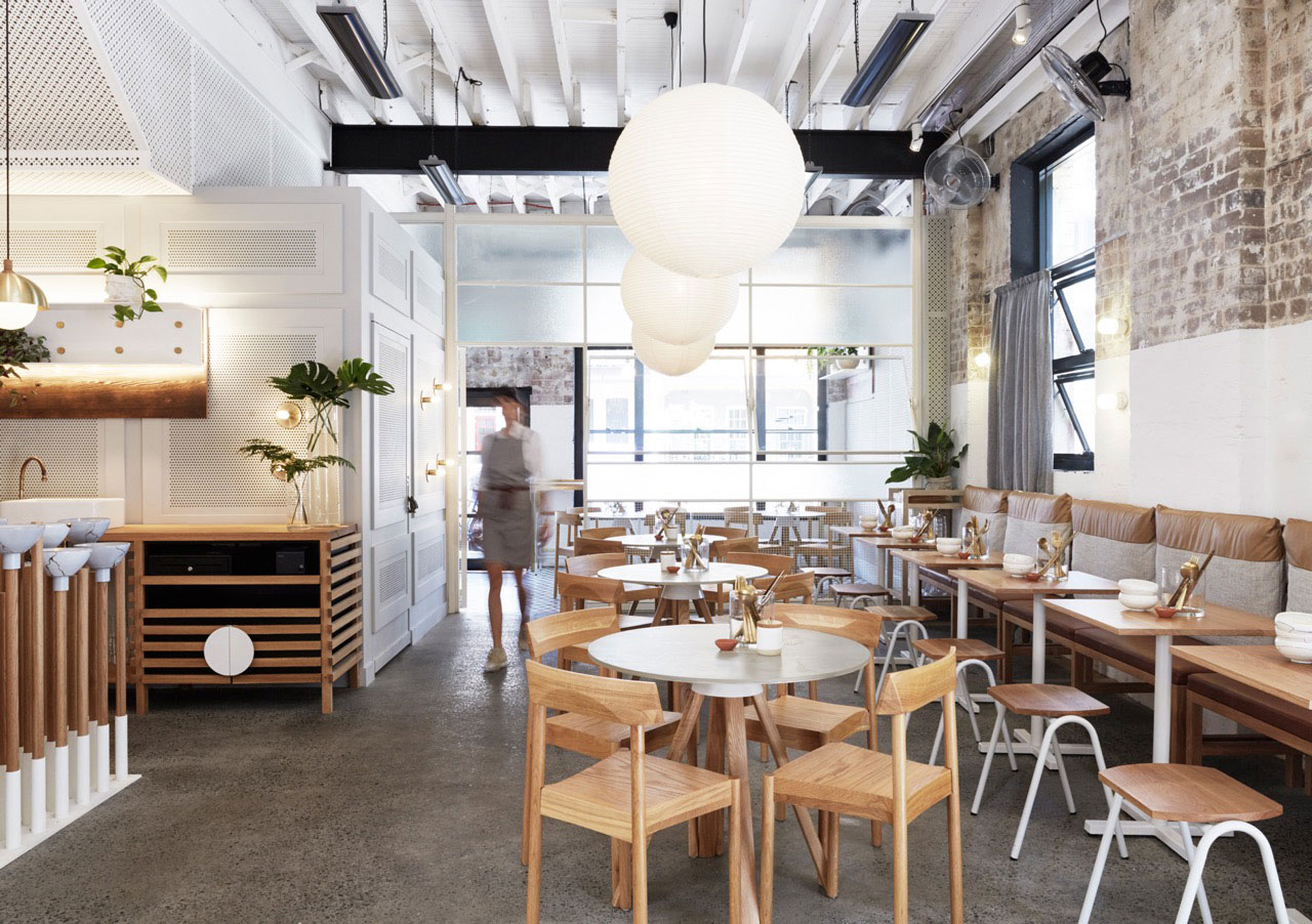 The rabbit hole: organic tea bar by matt woods design.