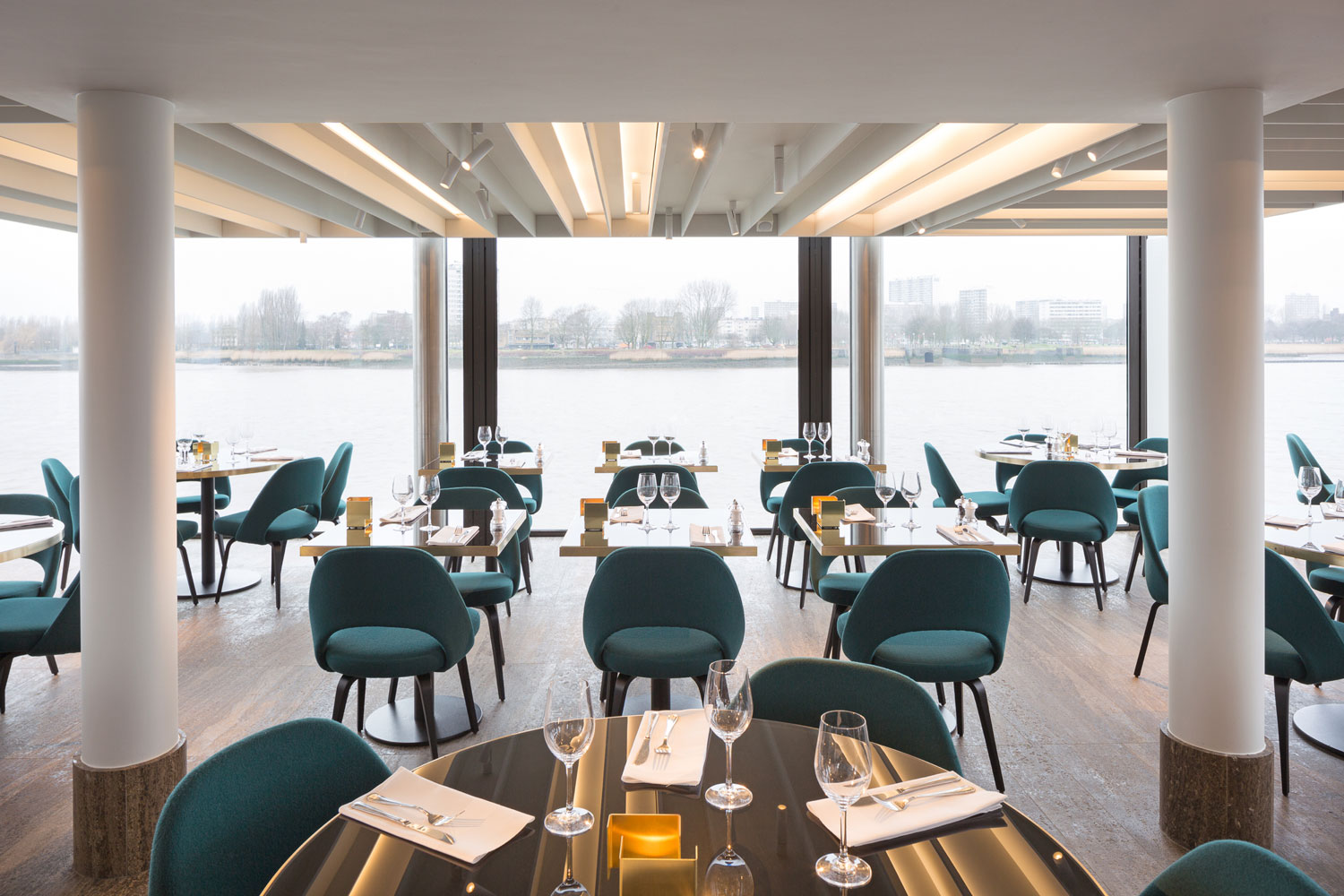 RAS Waterfront Restaurant in Antwerp by Co.studio. RAS Waterfront Restaurant in Antwerp by Co.studio.