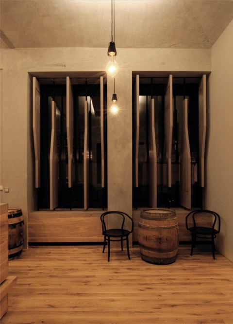 RED Pif Restaurant & Wine Shop by Aulik Fiser Architekti // Prague ...