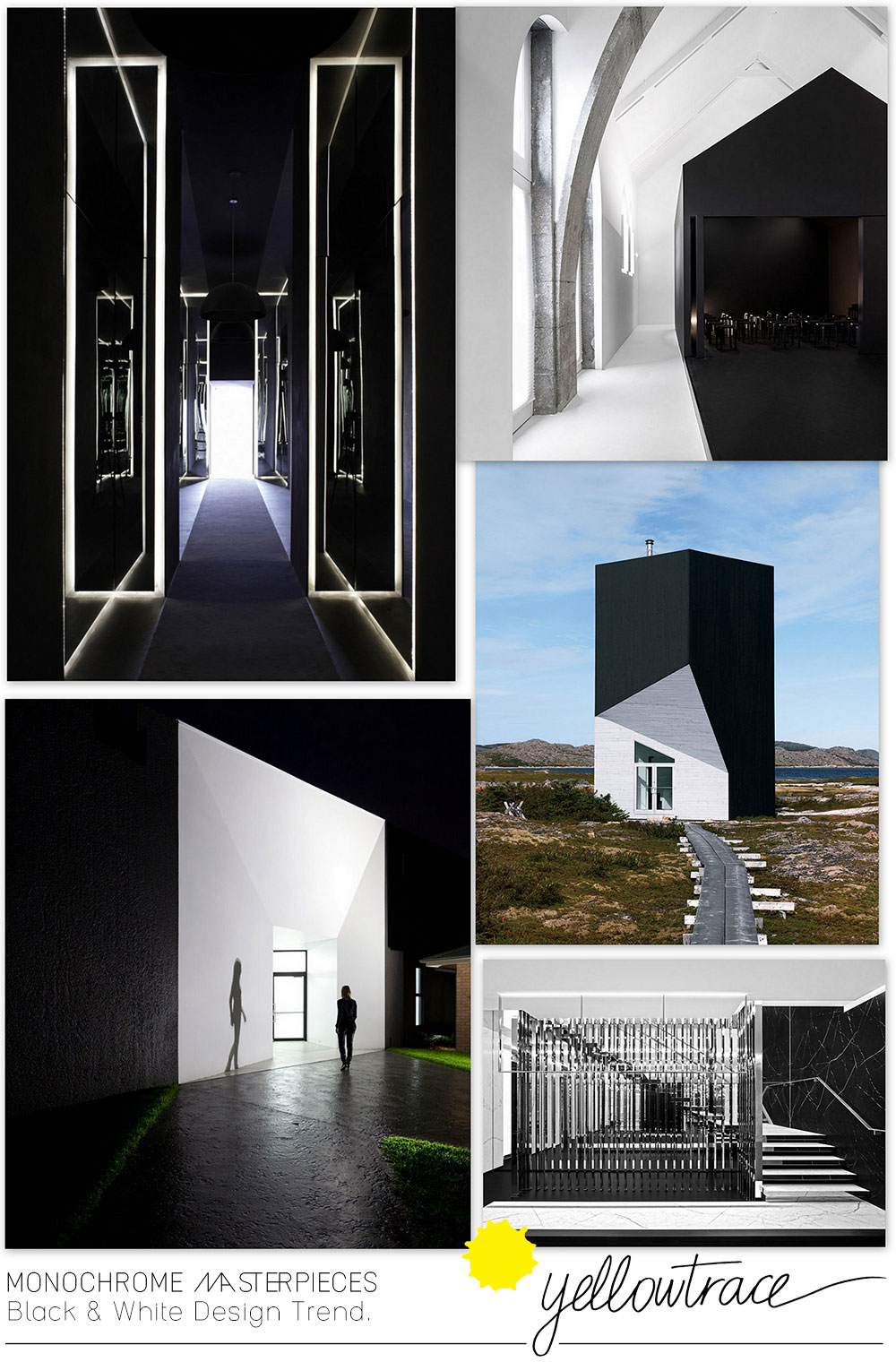 Monochrome Masterpieces // Black and White Design Inspiration.