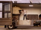 Del Poplo Mobile Pizzeria in converted shipping container | Yellowtrace.