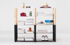 'Heavystock' shelving system by Knauf and Brown | Yellowtrace.