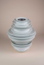 Hanna Krüger Assembles Porcelain Piles for Rosenthal Line Pila Vases | Yellowtrace
