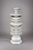 Hanna Krüger Assembles Porcelain Piles for Rosenthal Line Pila Light | Yellowtrace