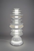 Hanna Krüger Assembles Porcelain Piles for Rosenthal Line Pila Light | Yellowtrace