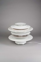 Hanna Krüger Assembles Porcelain Piles for Rosenthal Line Pila Light | Yellowtrace