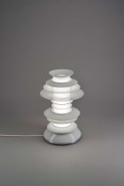 Hanna Krüger Assembles Porcelain Piles for Rosenthal Line Pila Light | Yellowtrace