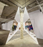 Intersecting Mirrored Exhibition by Bureau Betak | Yellowtrace