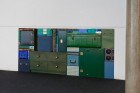 Michael Johansson green tetris installation | Yellowtrace