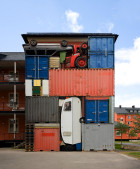 Michael Johansson container installation | Yellowtrace