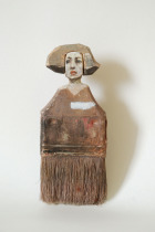 Sulputral Portraits From Paintbrush Handles by Rebecca Szeto | Yellowtrace
