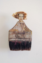 Sulputral Portraits From Paintbrush Handles by Rebecca Szeto | Yellowtrace