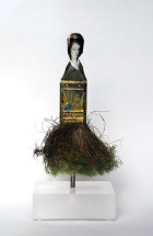 Sulputral Portraits From Paintbrush Handles by Rebecca Szeto | Yellowtrace