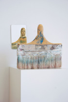 Sulputral Portraits From Paintbrush Handles by Rebecca Szeto | Yellowtrace