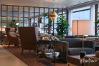 Cathay Pacific's The Pier First Class Lounge in Hong Kong by Ilse Crawford of Studioilse | Photo by Nick Hughes, Yellowtrace