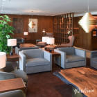 Cathay Pacific's The Pier First Class Lounge in Hong Kong by Ilse Crawford of Studioilse | Photo by Nick Hughes, Yellowtrace