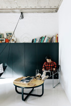 Black & White Apartment in Moscow by Crosby Studios | Yellowtrace