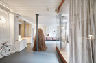 Glass & Walnut Loft in Paris by CUT Architectures | Yellowtrace