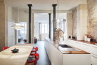 Glass & Walnut Loft in Paris by CUT Architectures | Yellowtrace
