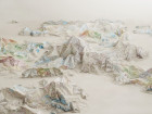 Landscapes of Possibility Made from Maps & Books by Ji Zhou | Yellowtrace