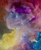 Kim Keever's Mesmerising Art Made by Squeezing Paint into Water | Yellowtrace