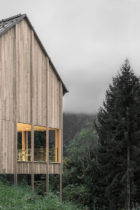 Modern Farmhouse in Laterns, Austria by Bernardo Bader Architekten | Yellowtrace