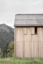 Modern Farmhouse in Laterns, Austria by Bernardo Bader Architekten | Yellowtrace