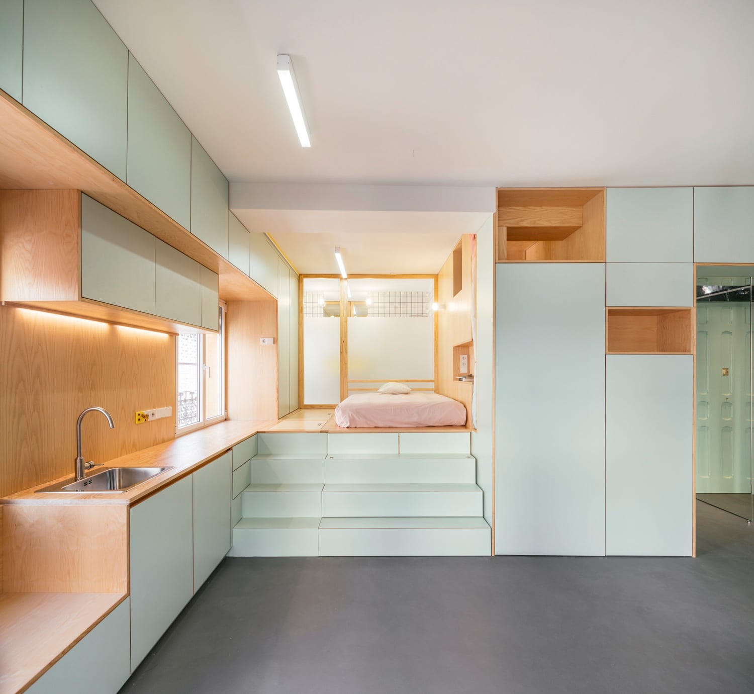 Photo inspiration: Visual Reference: Small Apartment Renovation In Madrid Spain By Elii Architects
