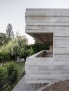 Panorama Suburbia House in Switzerland by Leopold Banchini & Daniel Zamarbide | Yellowtrace