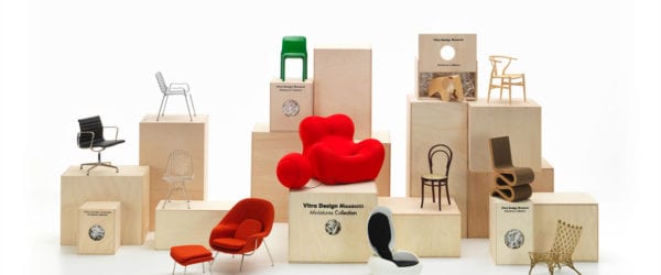 Vitra 100 Miniatures Arrives at Living Edge | Yellowtrace