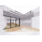 Reed House in Subiaco, Western Australia by Beth George Architect, Kitchen & Courtyard Sketch| Yellowtrace