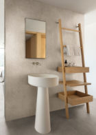 Florim Sensi Of Casa Dolce Casa Dust Grey Fossil White Bathroom Ceramic Tile Collection Matteo Thun Yellowtrace