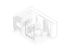 Bureau, Rua Maria Apartment Renovation, Lisbon Interiors, Axonometric Sketch | Yellowtrace