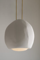 Giopato Coombes Moonstone Linear Chandelier Detail Yellowtrace