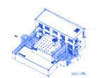 Team Bldg The Field Studio Exhibition Space For Buddha Artist Sketch Axonometric Yellowtrace