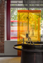 Holloway Li Market Building Experimental Showroom Ground Floor Amber Resin Short Chimney Photo Nicholas Worley Yellowtrace 03