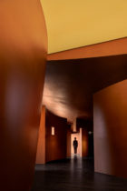 Ad Architecture Black Diamond French Restaurant Nanchong City Bronze Interior Yellowtrace 01