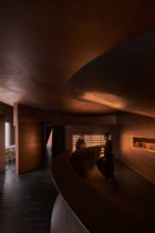 Ad Architecture Black Diamond French Restaurant Nanchong City Bronze Interior Yellowtrace 09