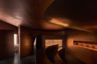 Ad Architecture Black Diamond French Restaurant Nanchong City Bronze Interior Yellowtrace 11