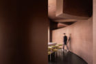 Ad Architecture Black Diamond French Restaurant Nanchong City Bronze Interior Yellowtrace 14