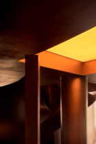 Ad Architecture Black Diamond French Restaurant Nanchong City Bronze Interior Yellowtrace 24