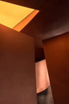 Ad Architecture Black Diamond French Restaurant Nanchong City Bronze Interior Yellowtrace 27