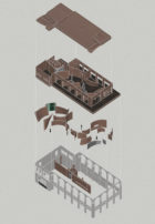 Ad Architecture Black Diamond French Restaurant Architectural Drawings Bronze Interior Yellowtrace 28