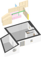 Giona Bierens De Haan Architectures Graziella Switzerland Home Axonometric Yellowtrace 14