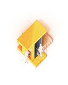 Gonzalo Del Val Toni Gelabert Compact Madrid Apartment Interior Sketches Yellowtrace28