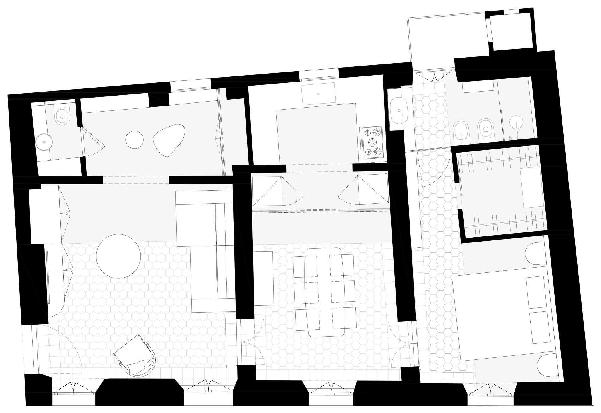 Photo inspiration: Picture Idea: 17Th Century Apartment In Rome By Punto Zero