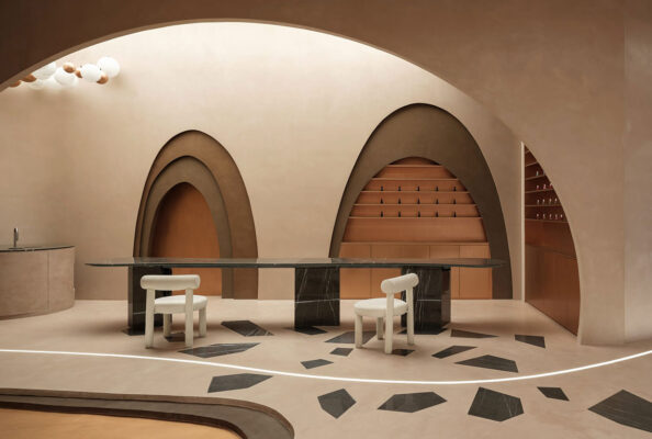 Yellowtrace Ark4lab Of Architecture Stellar Beauty Salon Riyadh