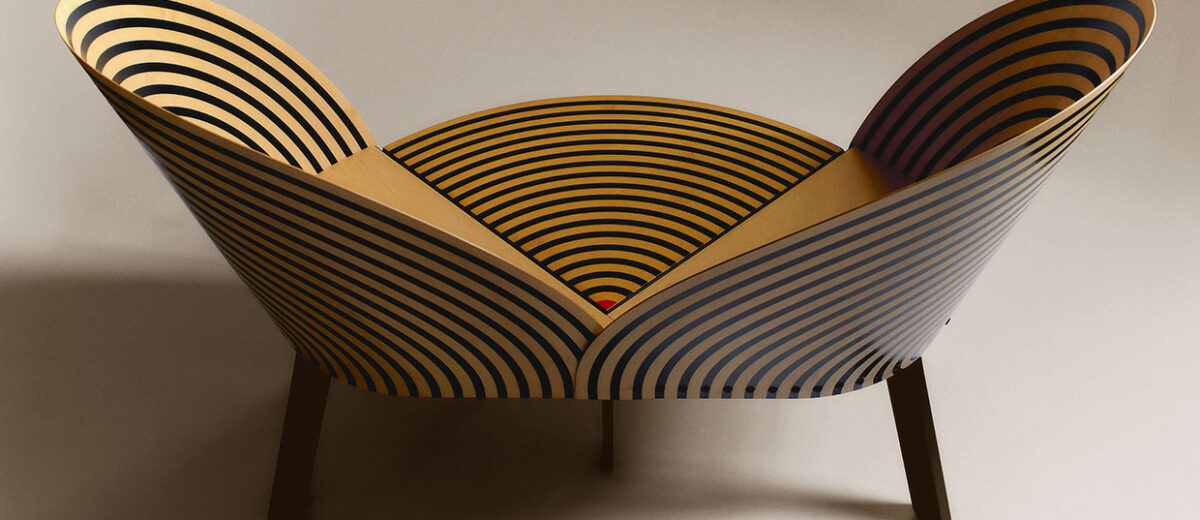 Nanna Ditzel's Sculptural Bench for Two Returns | Yellowtrace