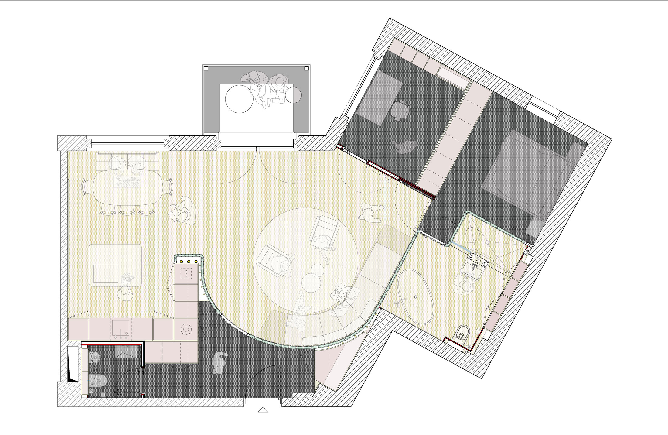 Yellowtrace Studio Karhard Berlin Apartment Floorplan